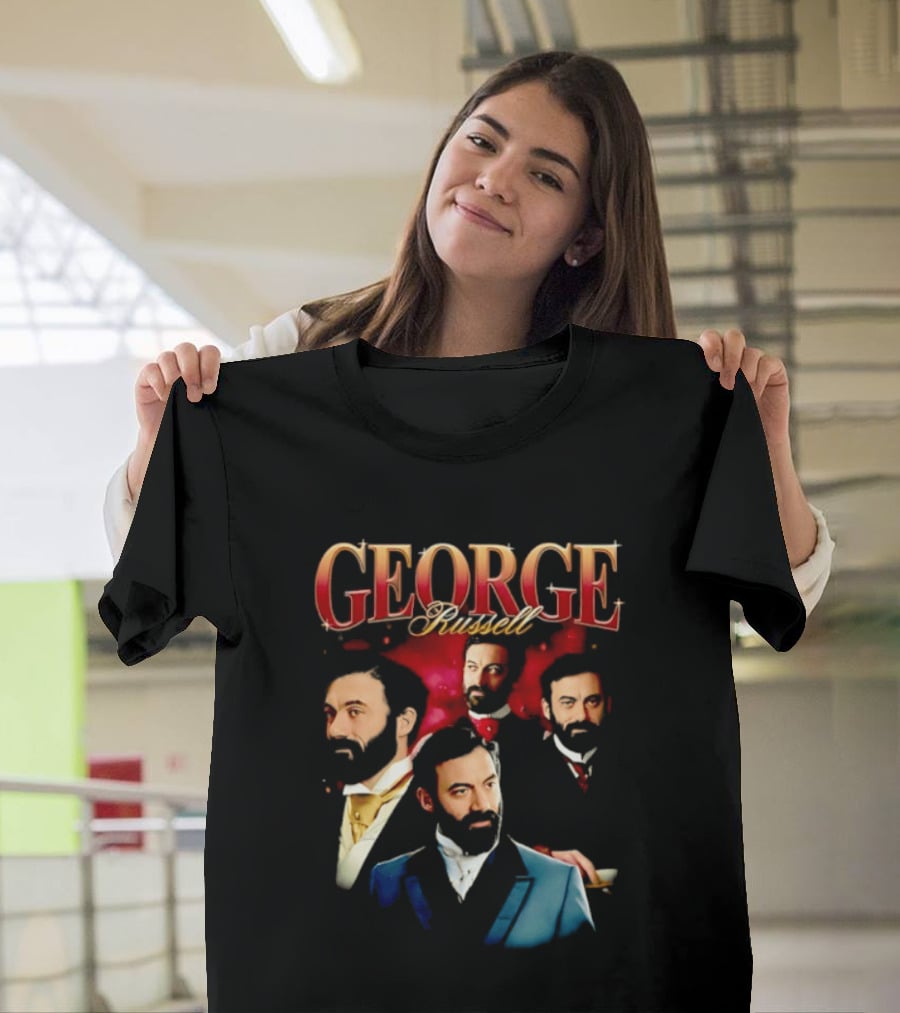 GEORGE Russell Vintage Style Portraits T-Shirt