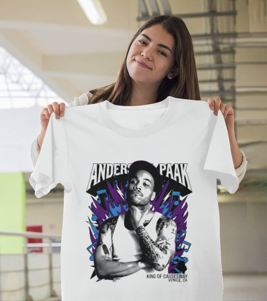 Anderson Paak King Of Causeway Venice CA T-Shirt