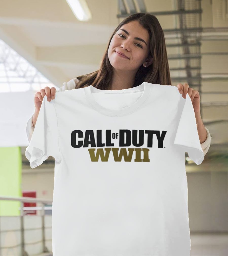 Call Of Duty WWII Gaming Merchandise Iconic Title T-Shirt