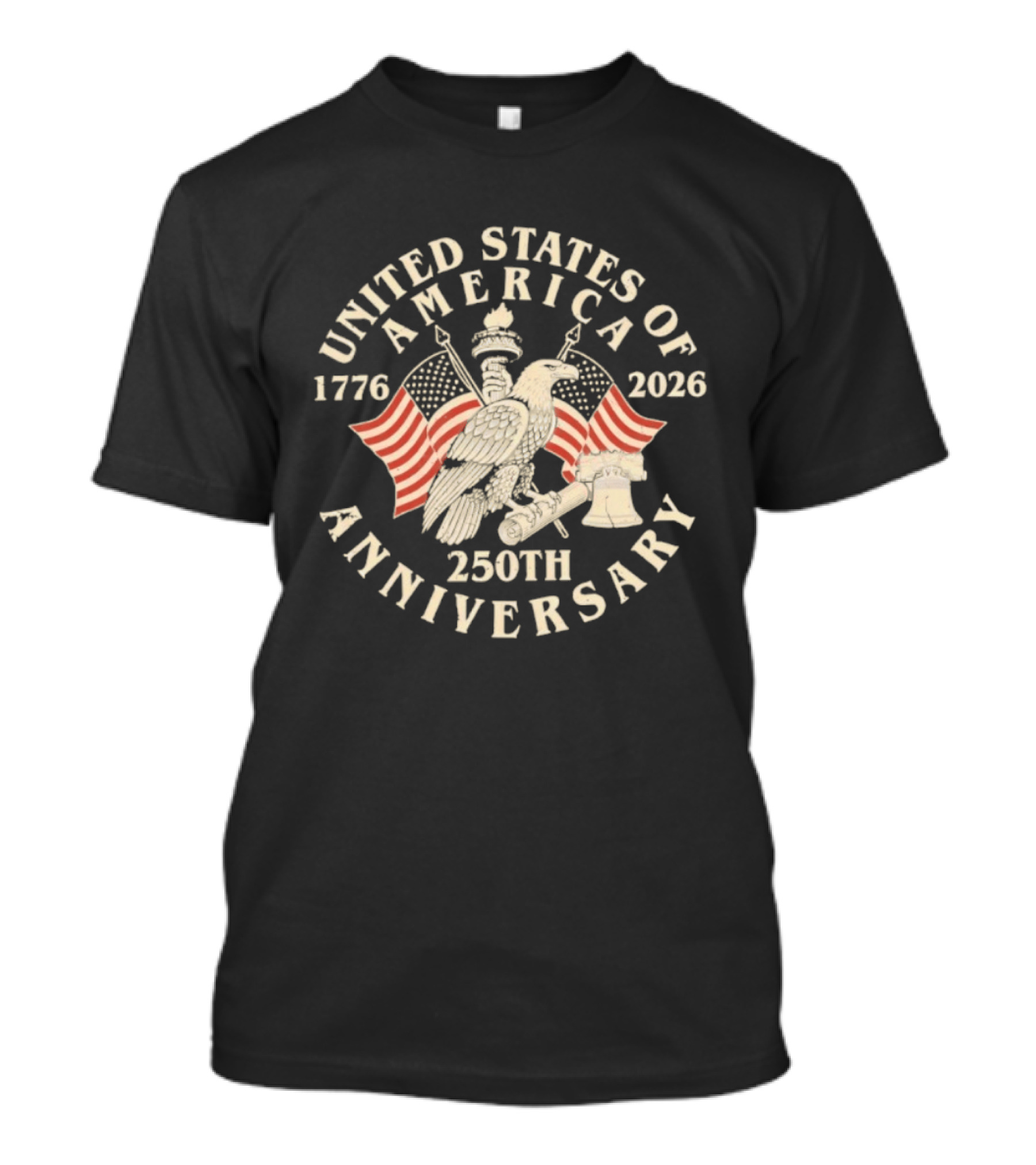 United States Of America 1776 2026 250th Anniversary T-Shirt