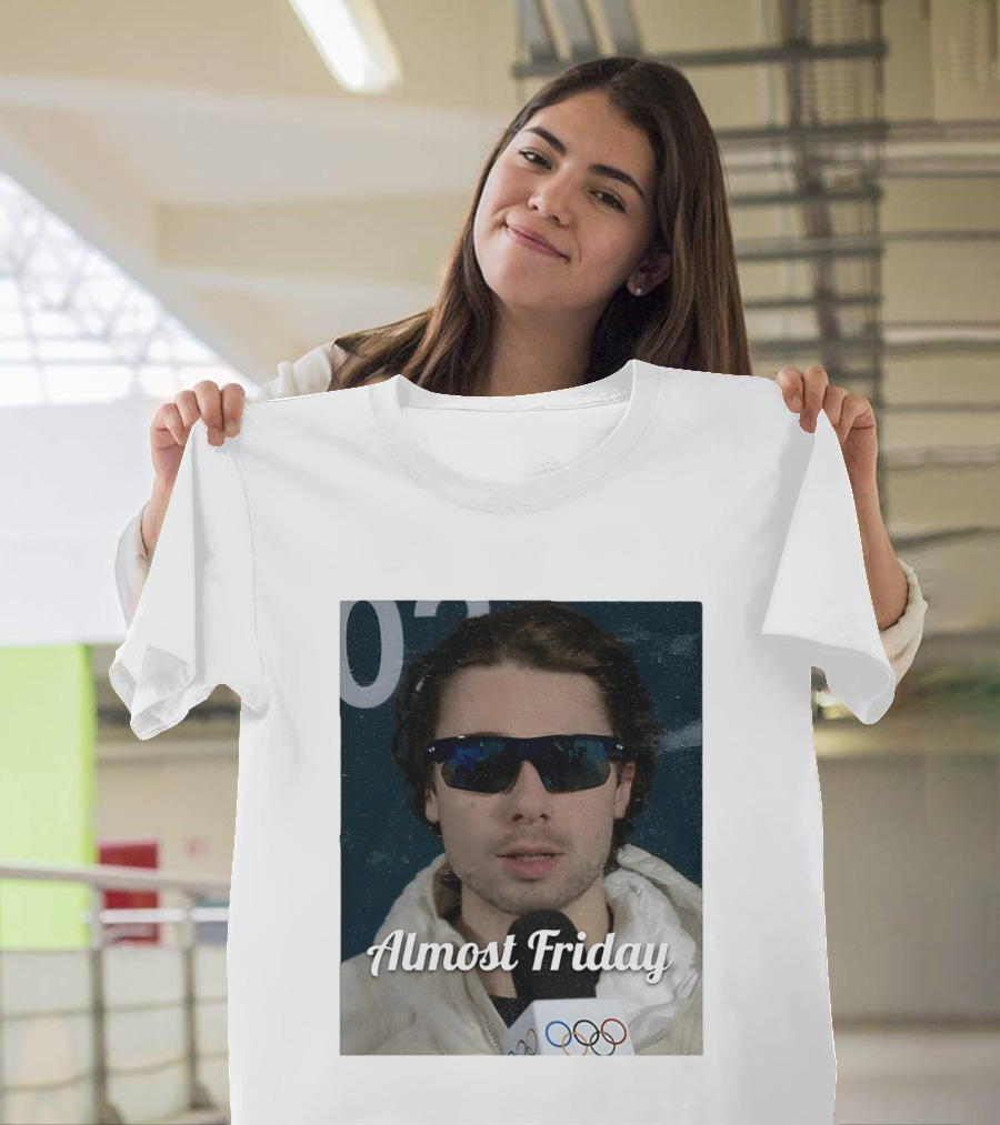 Quinn Hughes Almost Friday Olympics Sunglasses Interview T-Shirt