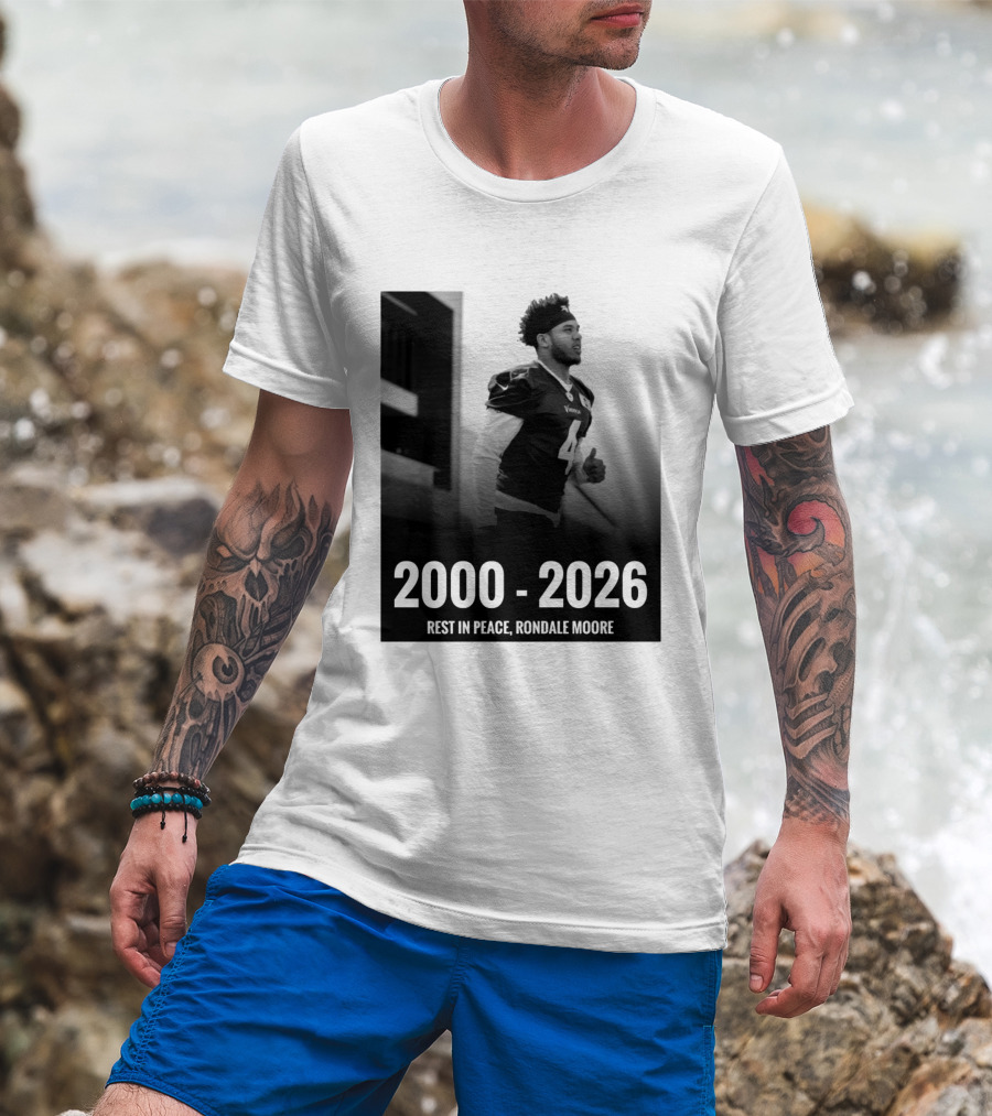 Rest In Peace Rondale Moore 2000 2026 Minnesota Vikings T-Shirt