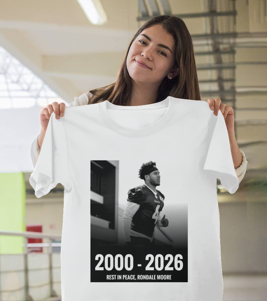 Rest In Peace Rondale Moore 2000 2026 Minnesota Vikings T-Shirt