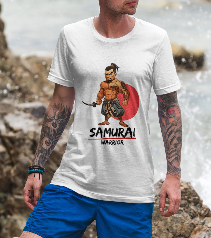 Samurai Warrior Strong Japanese T-Shirt
