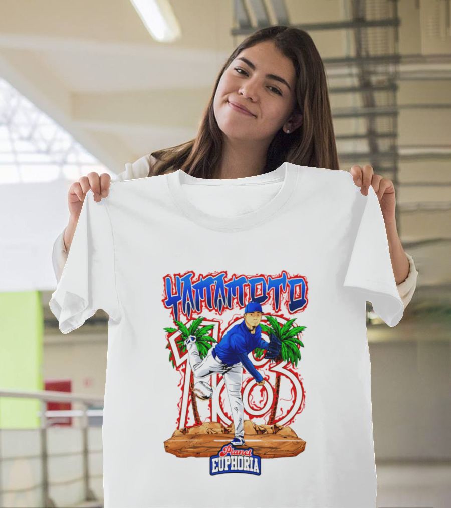 Yamamoto 103 Euphoria Hand Drawn Dodgers T-Shirt
