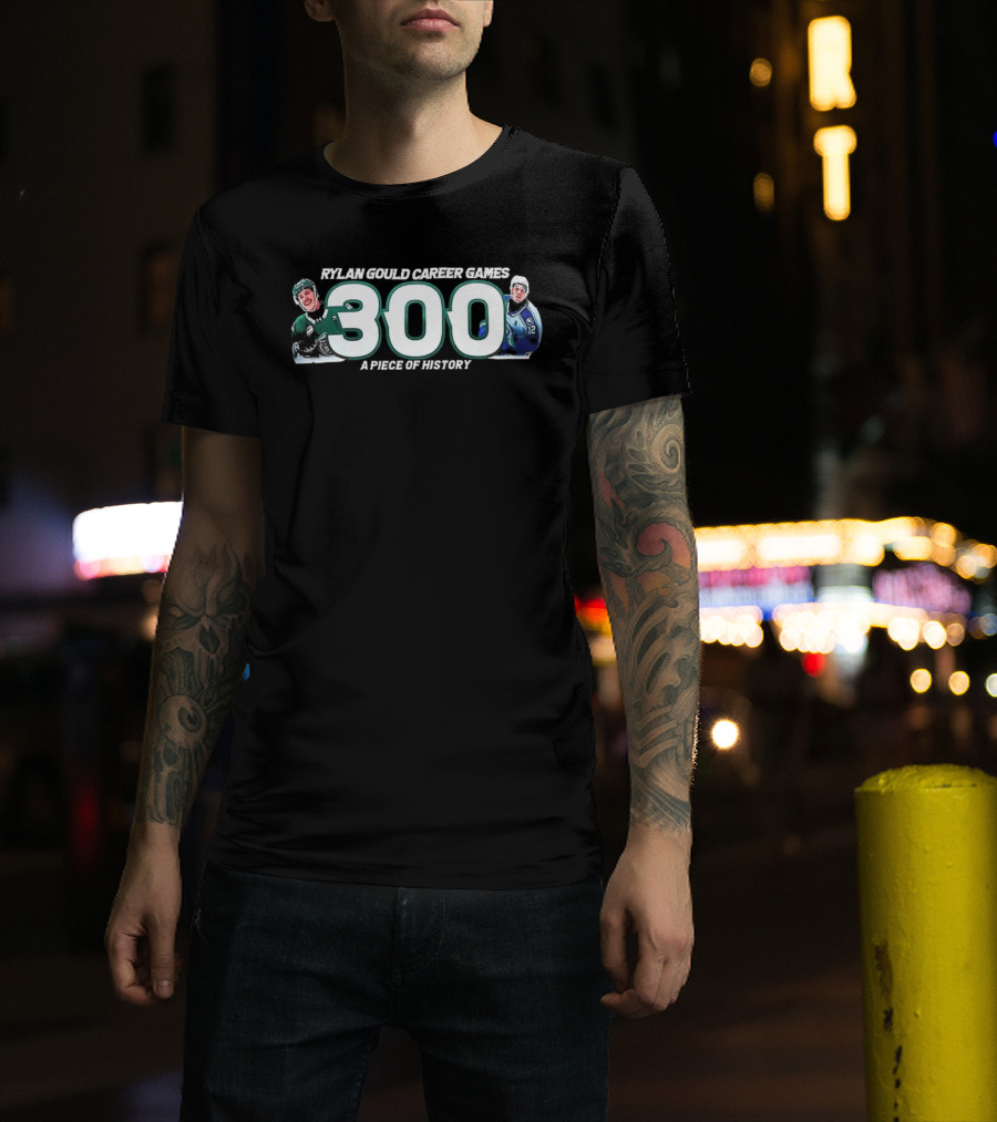 Ryan Gould Career Games 300 A Piece Of History T-Shirt