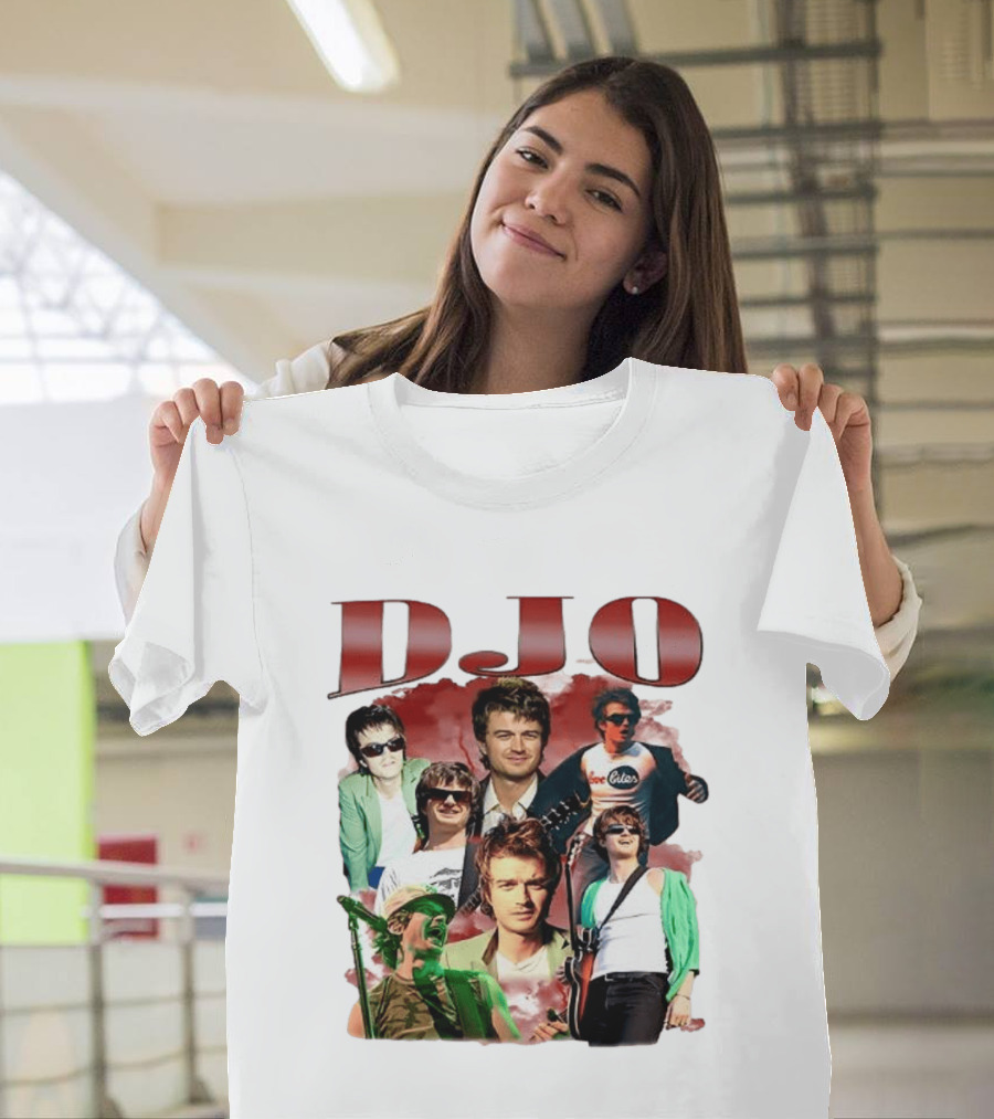 DJO Bootleg Vintage Retro Music Collage T-Shirt