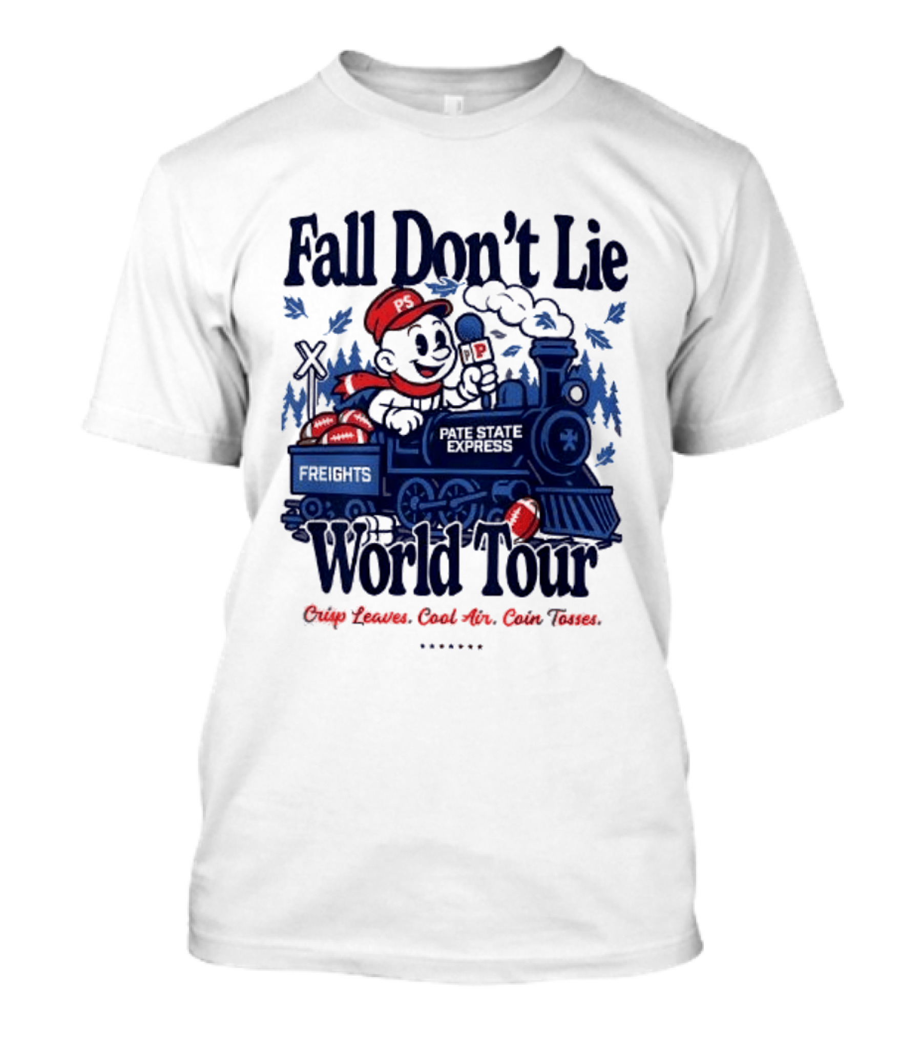 Fall Don't Lie World Tour Freight Train Cross Country Express Morning Edition T-Shirt