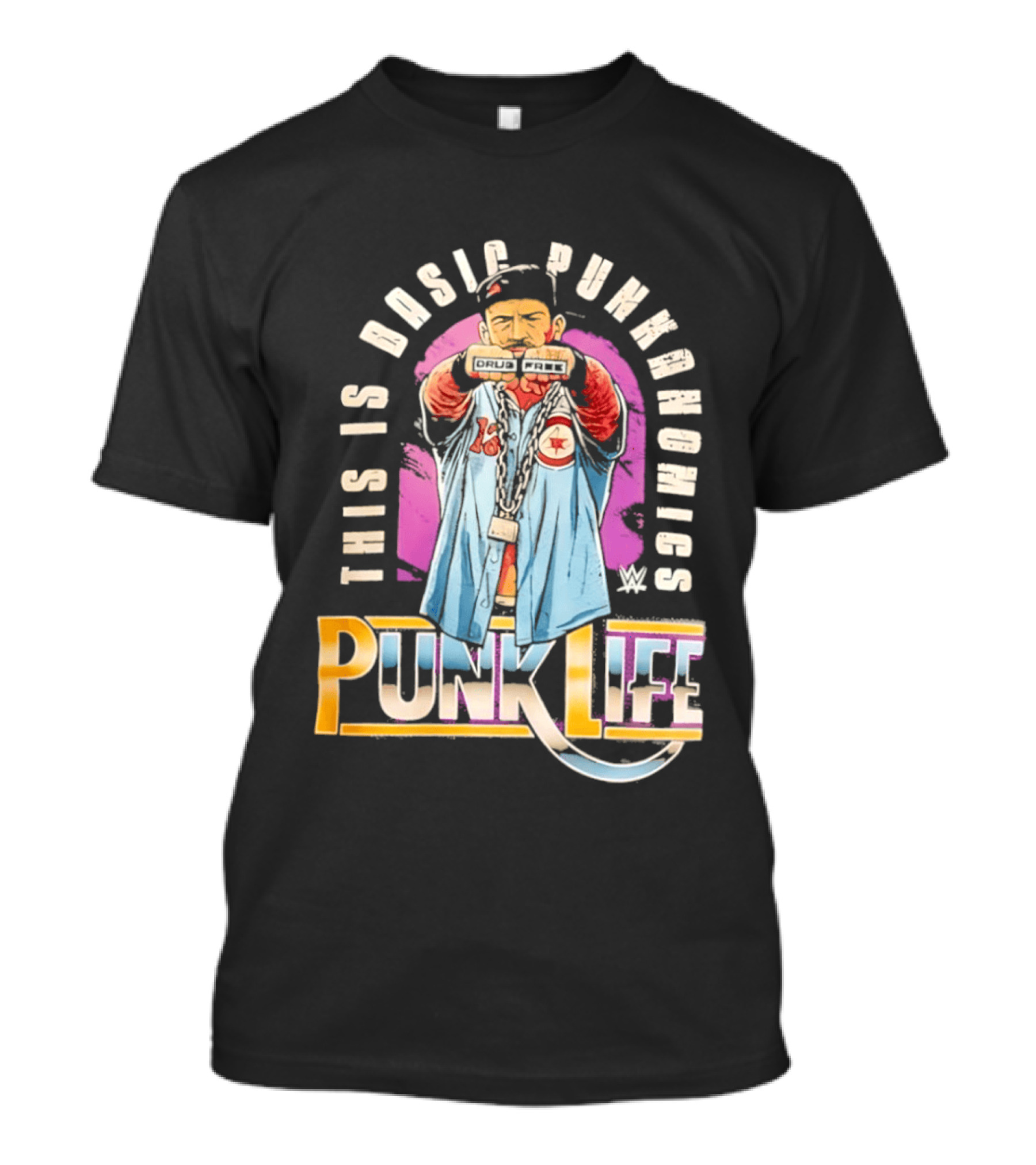 This Is Basic Punkanomics Punk Life CM Punk Wrestling T-Shirt