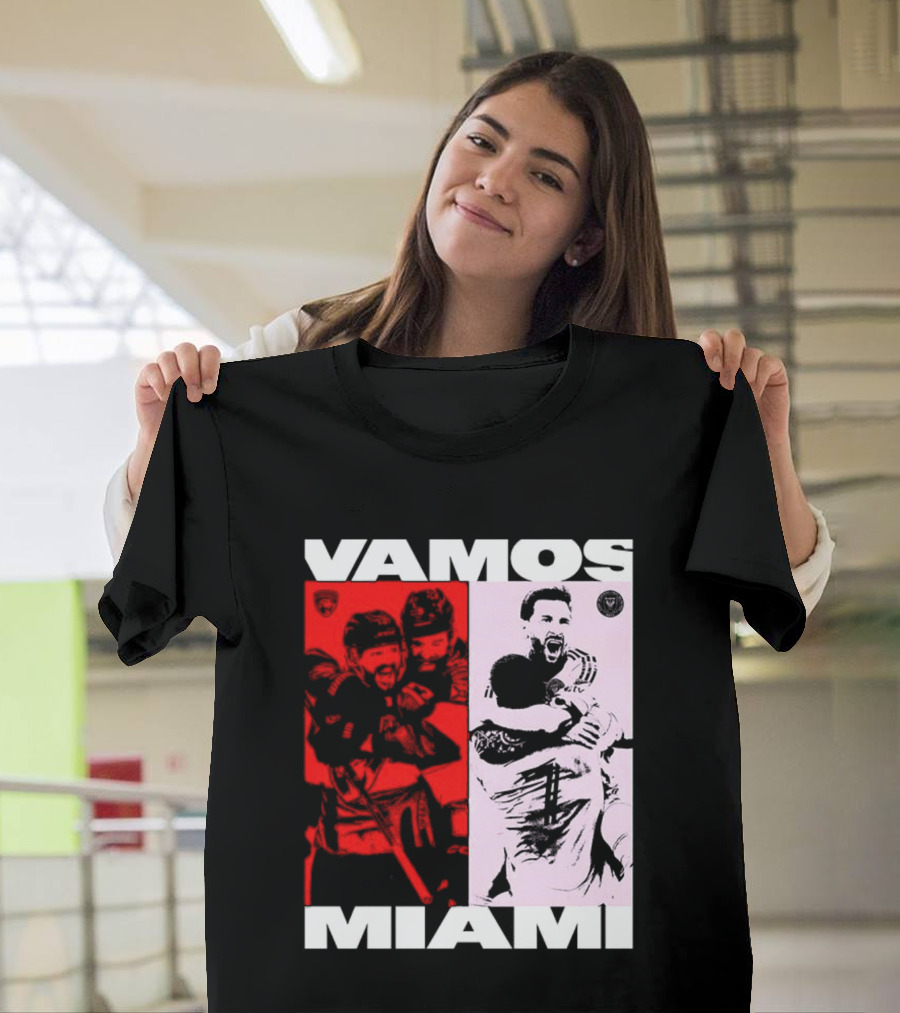 Vamos Miami Soccer Team Celebration Iconic Moments T-Shirt