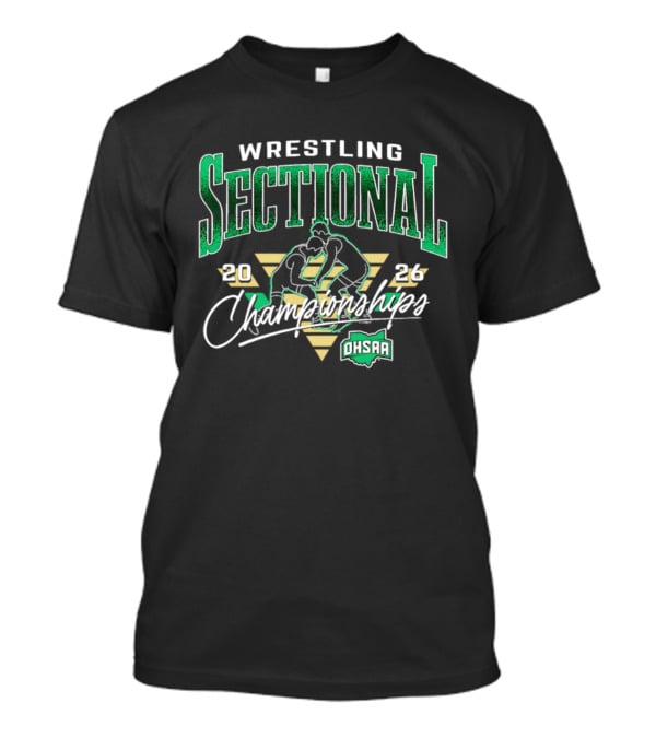 2026 OHSAA Wrestling Sectional Championships T-Shirt
