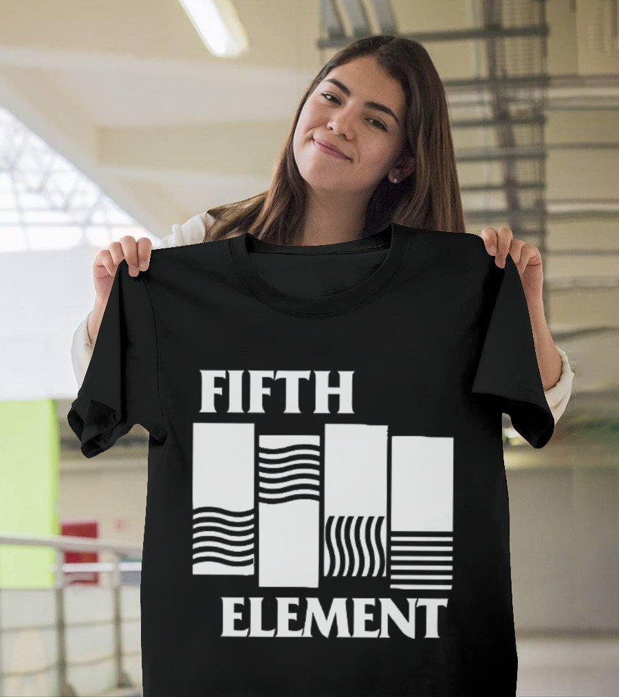 Fifth Element Wavy Flag T-Shirt