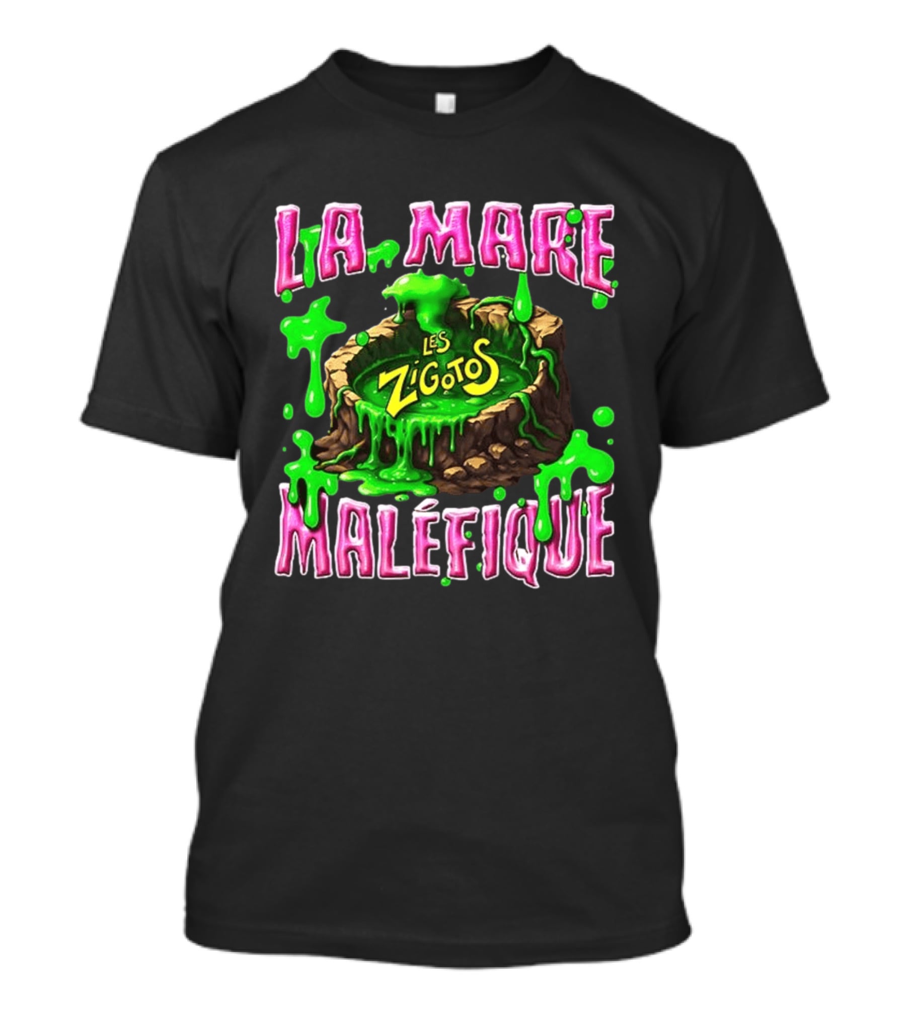 Les Zigotos La Mare Maléfique Green Goo Pit T-Shirt