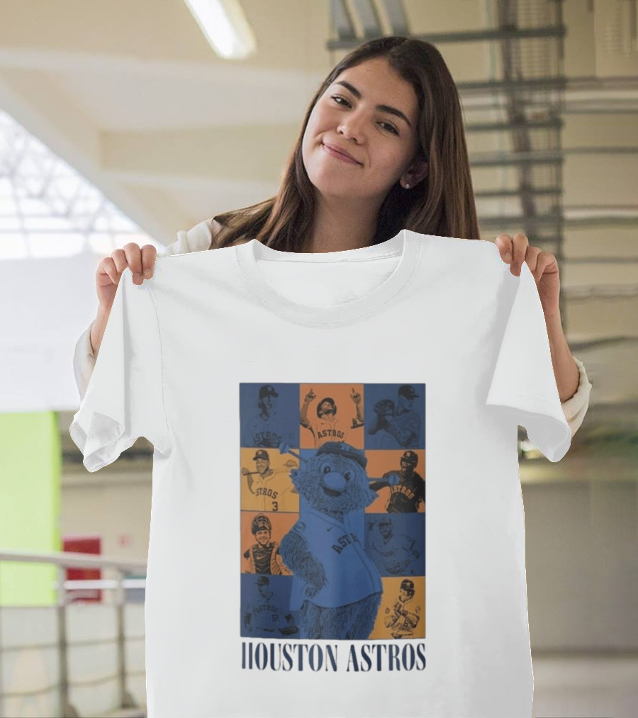 Houston Astros Mascot And Players T-Shirt