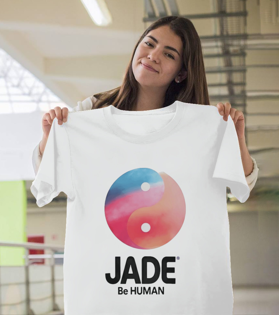 Jade Be Human Yin Yang T-Shirt