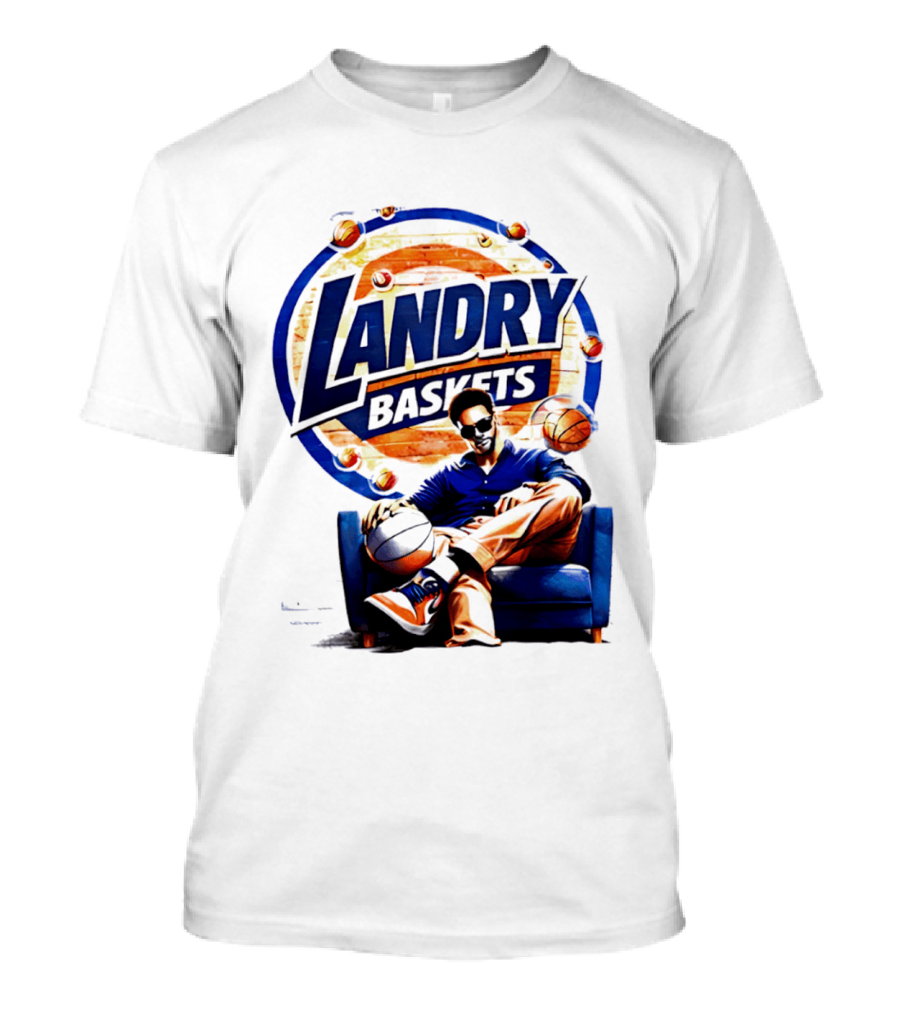 Landry Baskets Basketball Surreal Pop T-Shirt