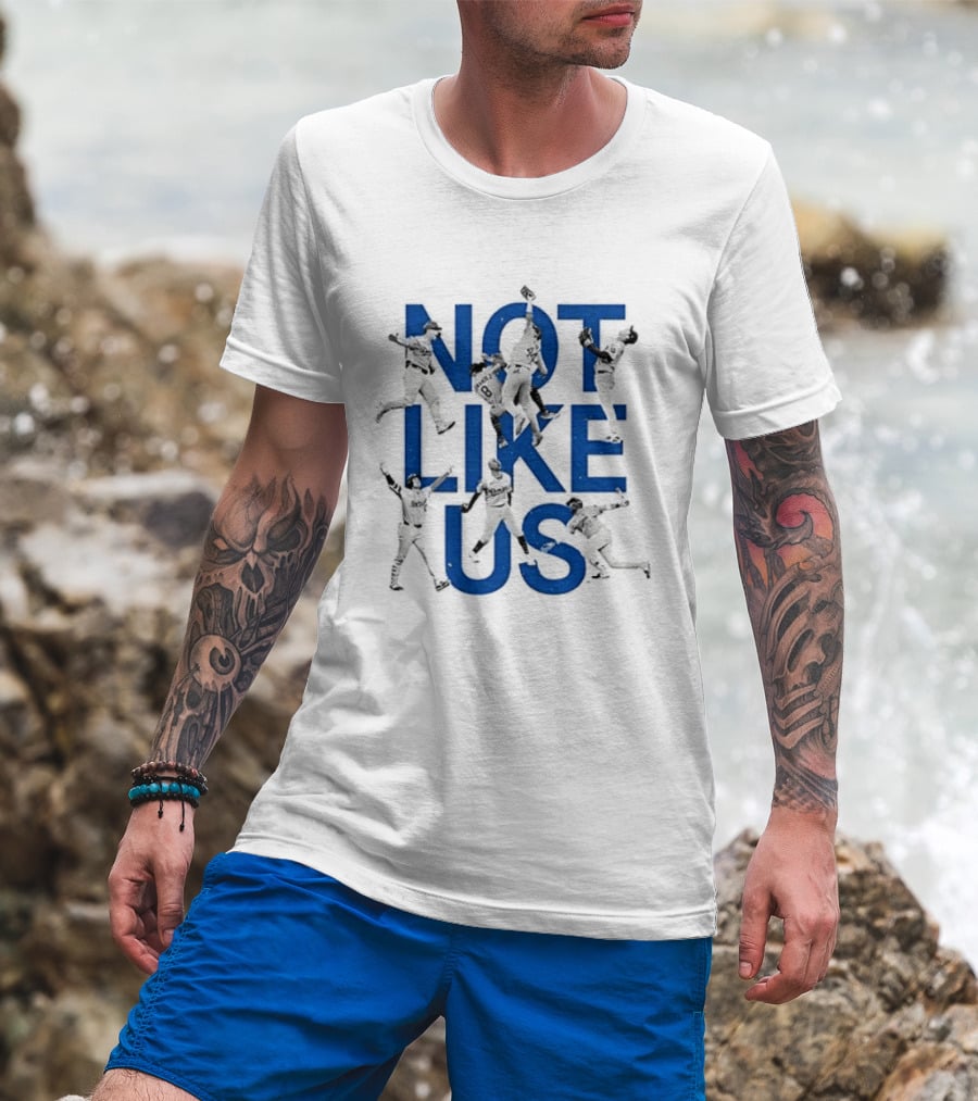 Los Angeles Dodgers Baseball Player Not Like Us Dynamic Play T-Shirt