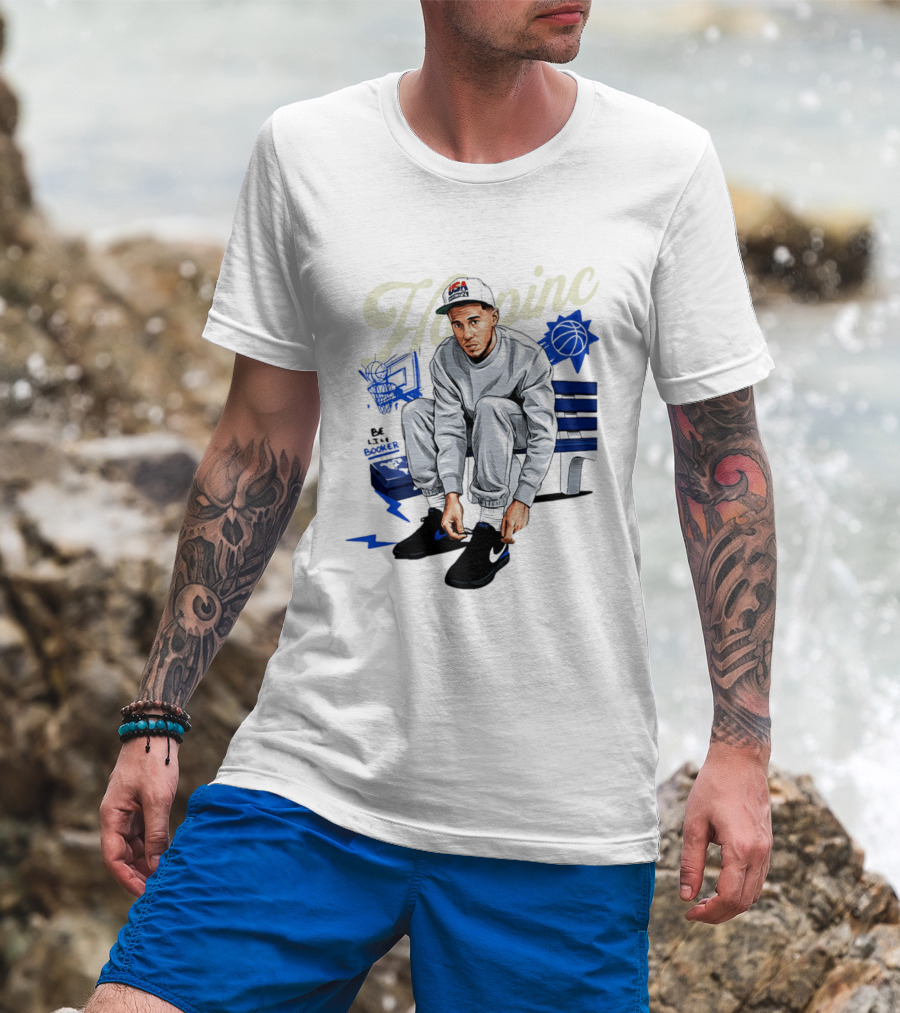Hooping USA Basketball Player Be Like Book Bench Sneakers T-Shirt