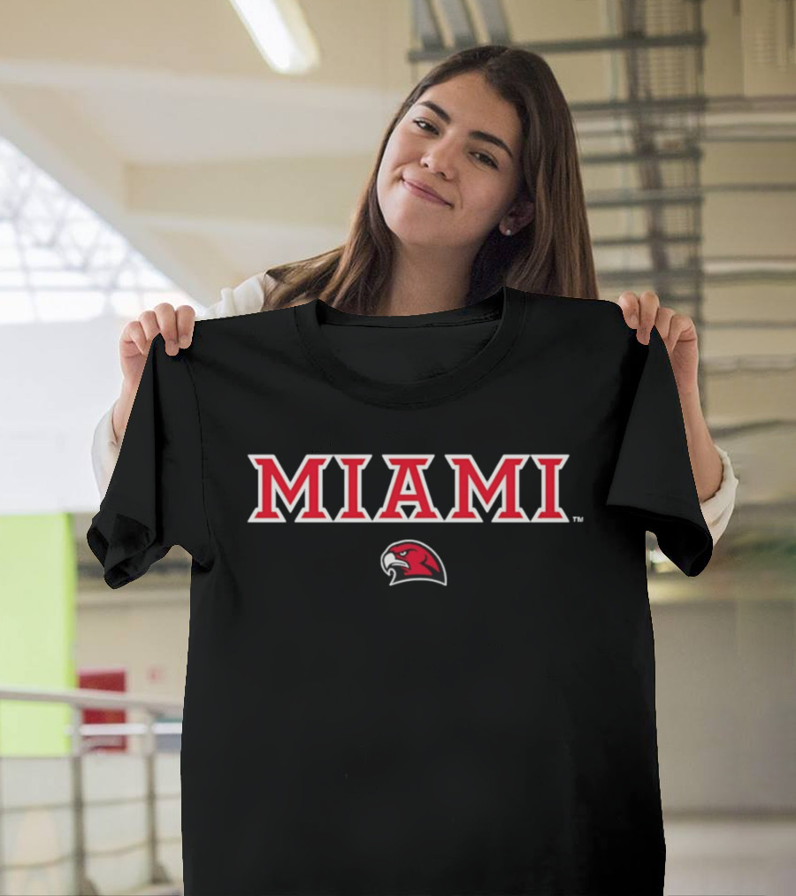 Miami RedHawks MIAMI Hawk Head Logo 2026 T-Shirt