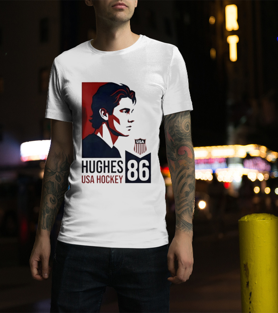 Hughes USA Hockey 86 Winter Olympic Team 2026 T-Shirt