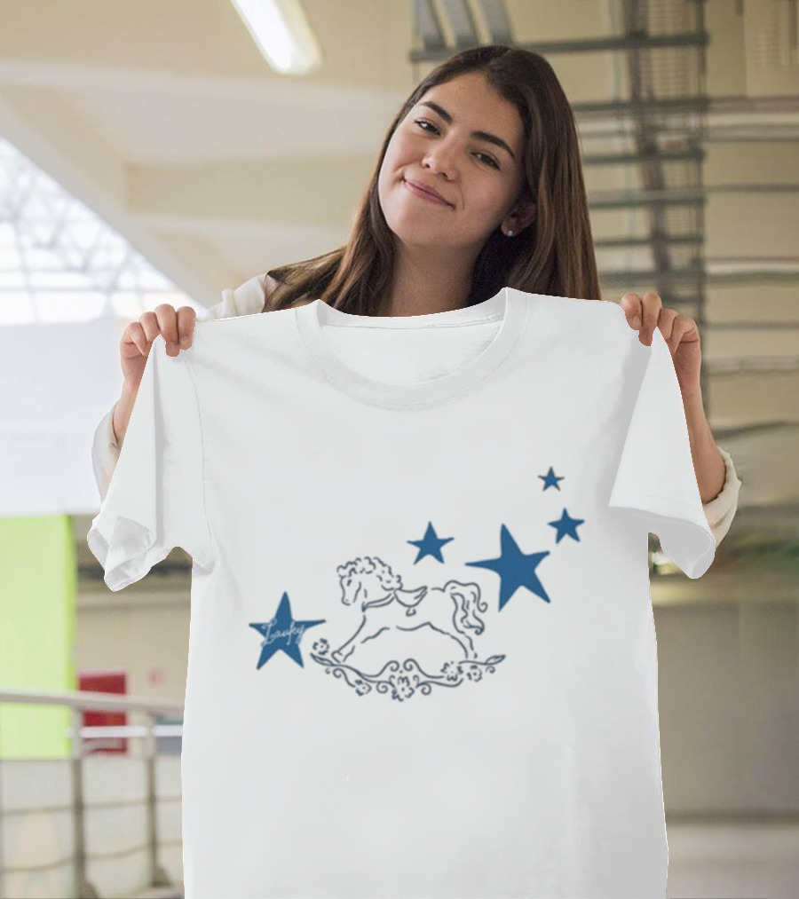 Laufey Music Carousel Horse Stars T-Shirt
