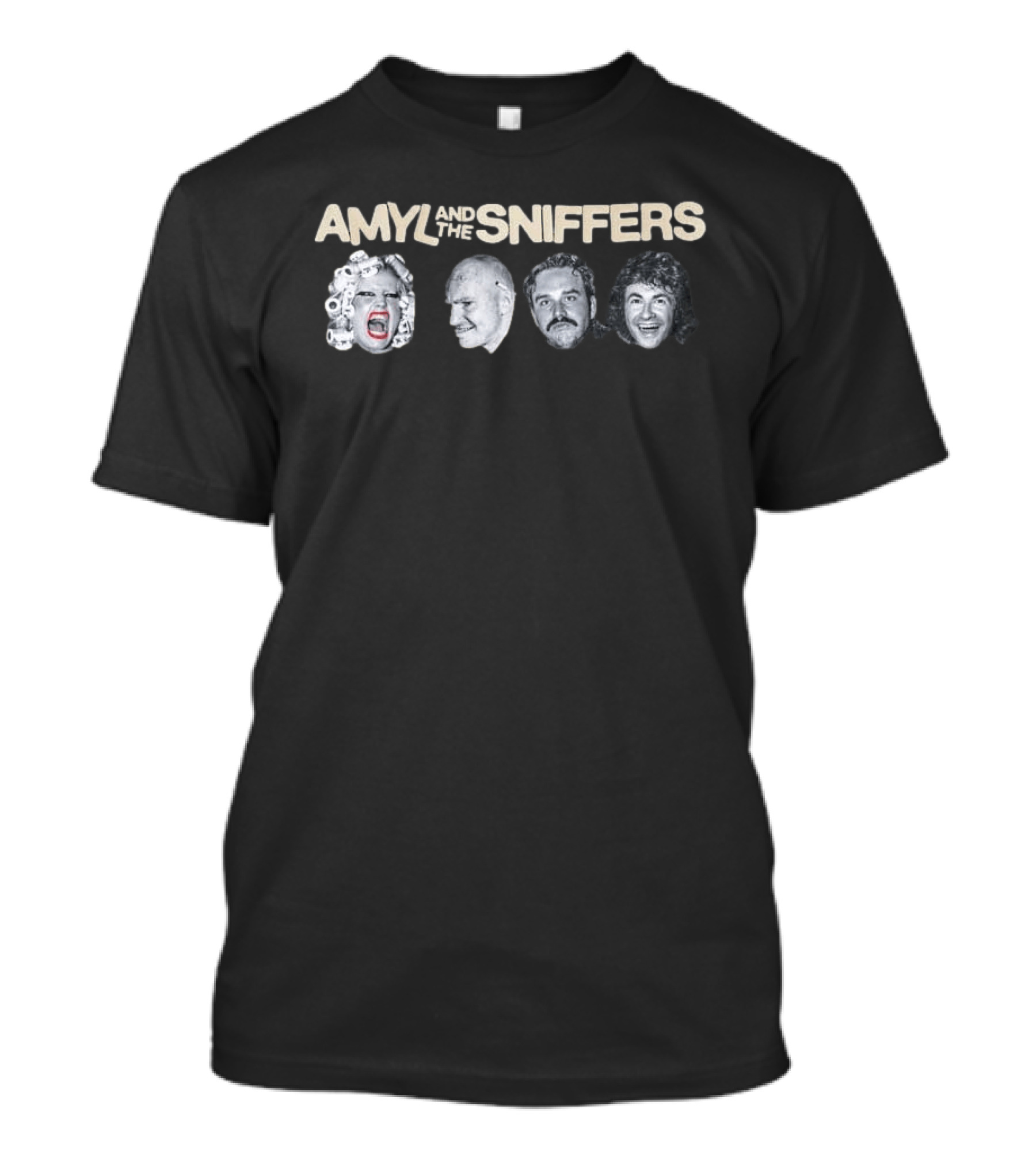 Amyl And The Sniffers 2026 Tour Dates USA Canada Europe UK Band Faces T-Shirt