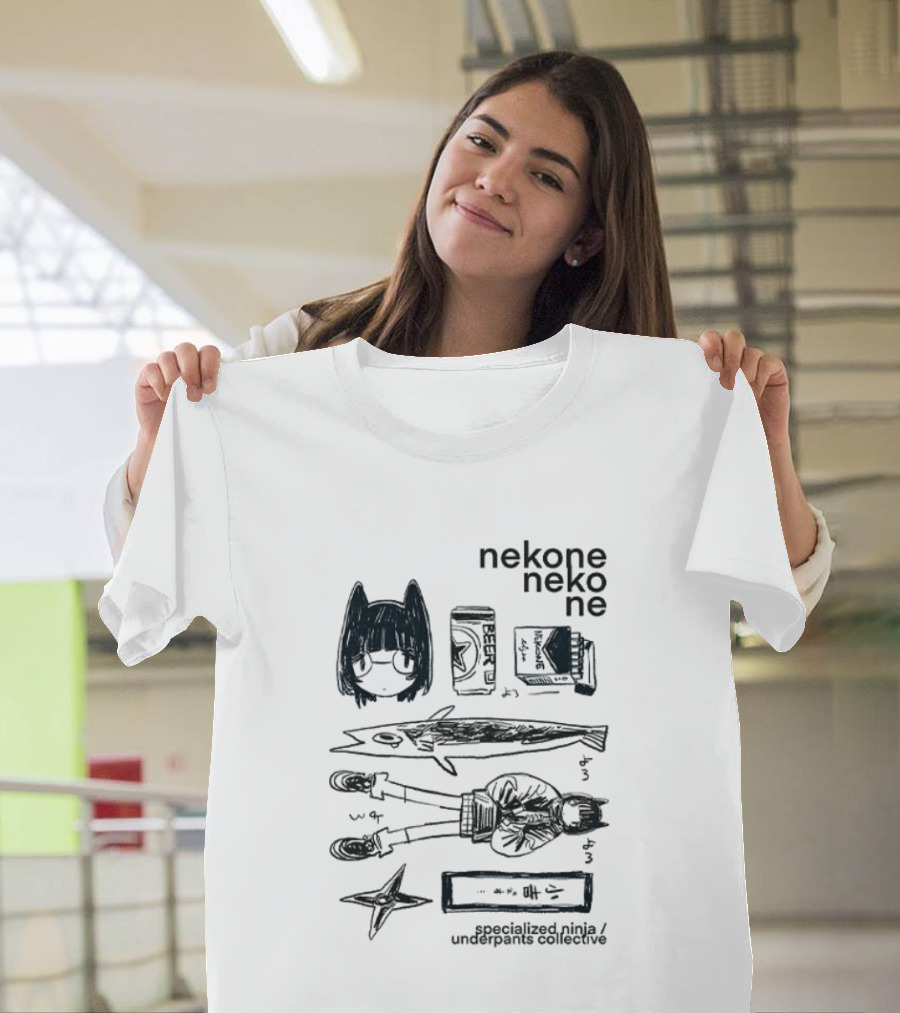 Nekone Neko Ninja Specialized Underpass Codoracle T-Shirt
