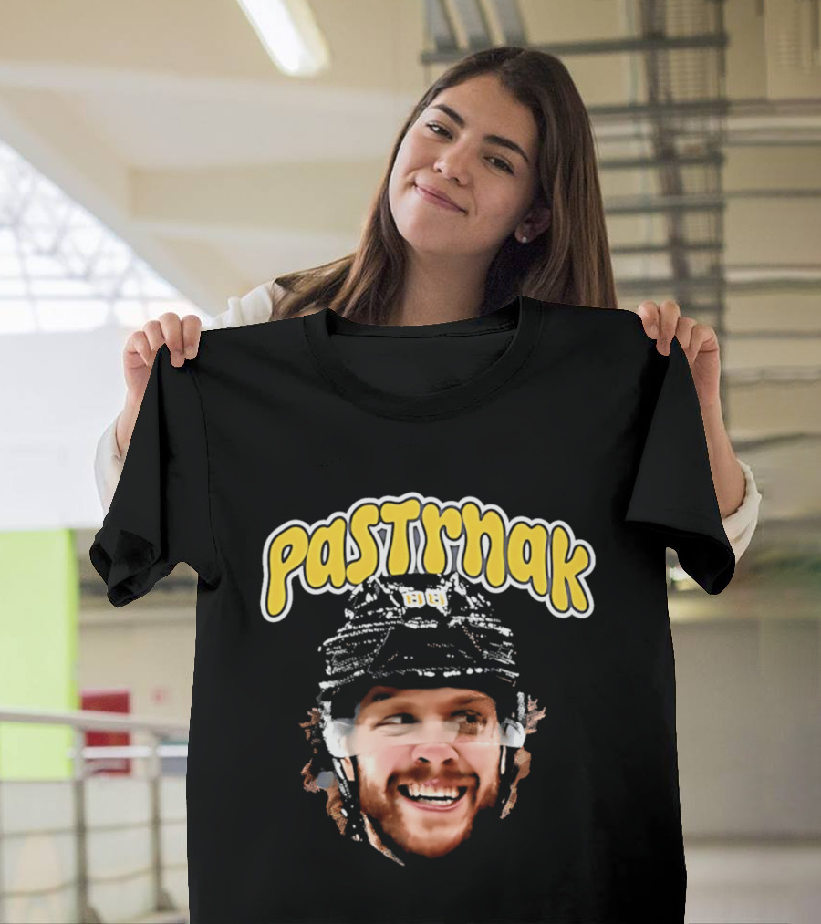 David Pastrnak Boston Bruins Big Head PASTRNAK T-Shirt