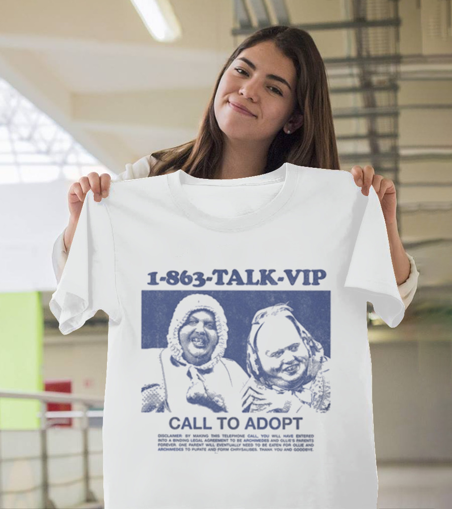 1 863 TALK VIP Call To Adopt T-Shirt
