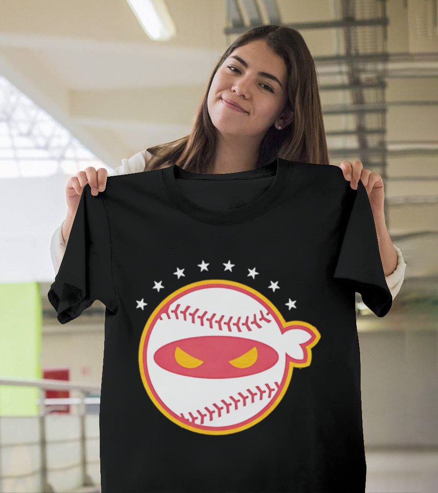 Venezuela Baseball Ninja Stars Pitching Ninja T-Shirt