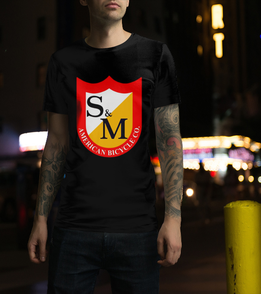 S&M American Bicycle Co Shield T-Shirt