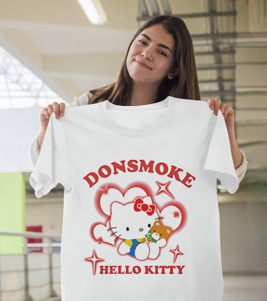 Hello Kitty Sanrio Family Don Smoke T-Shirt