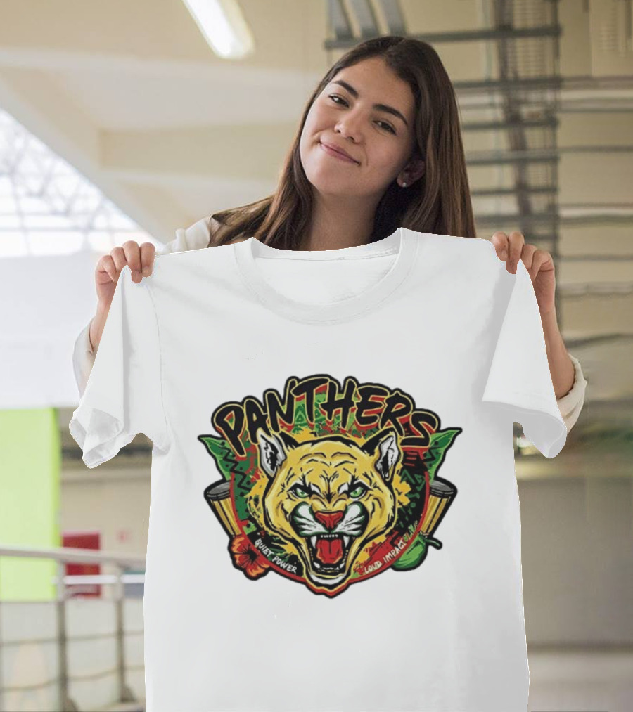 Florida Panthers 2026 Black History Night Silent Power Loud Impact T-Shirt