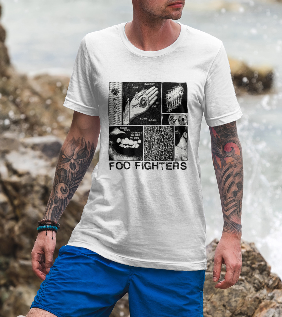 Foo Fighters I Got Caught In The Echo Again From Side To Side T-Shirt