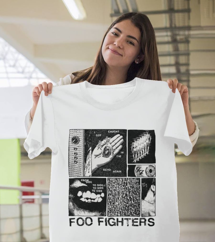 Foo Fighters I Got Caught In The Echo Again From Side To Side T-Shirt