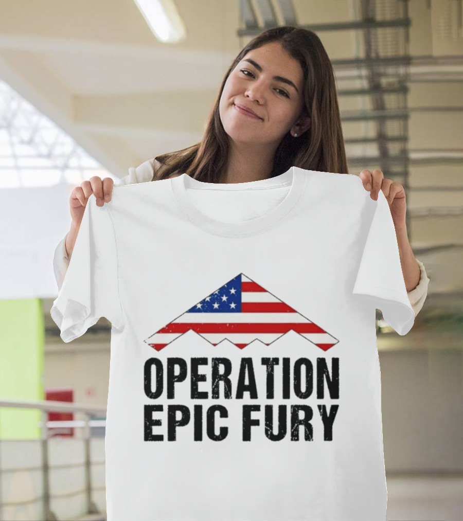 Operation Epic Fury American Flag Patriotic T-Shirt