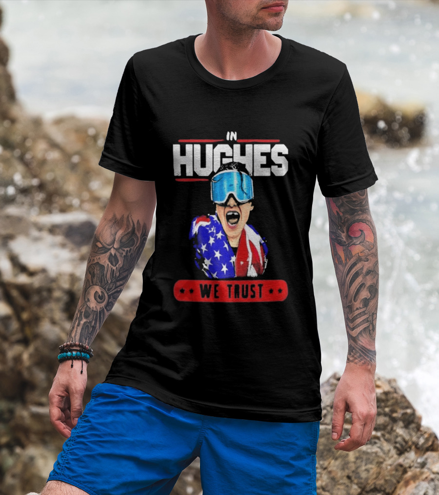 In Hughes We Trust Patriotic Goggles ákafan T-Shirt