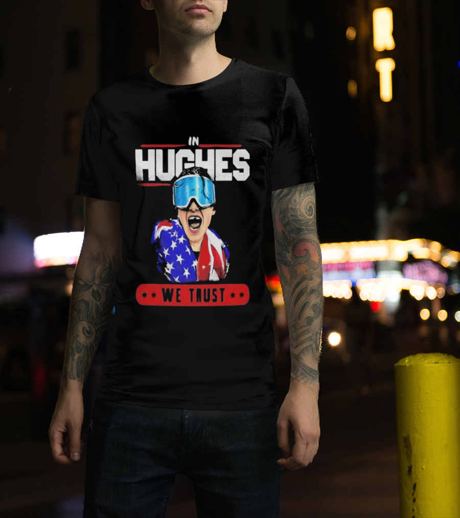 In Hughes We Trust Patriotic Goggles ákafan T-Shirt