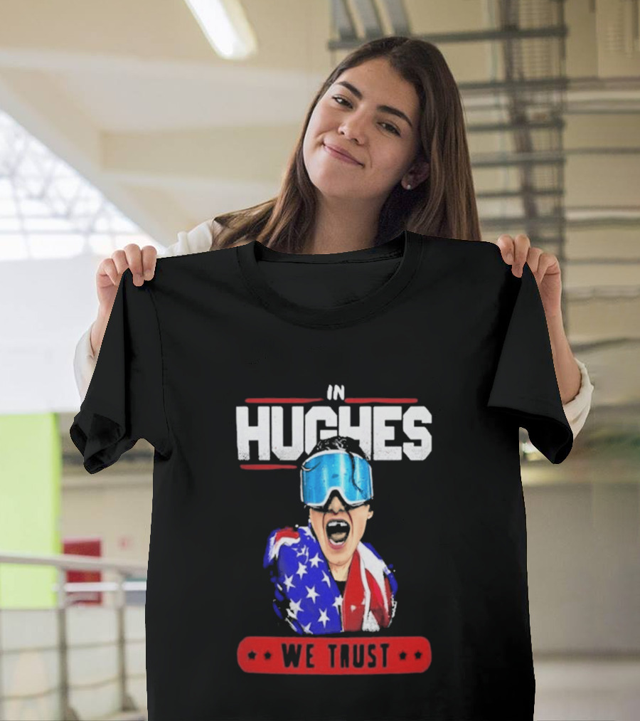 In Hughes We Trust Patriotic Goggles ákafan T-Shirt