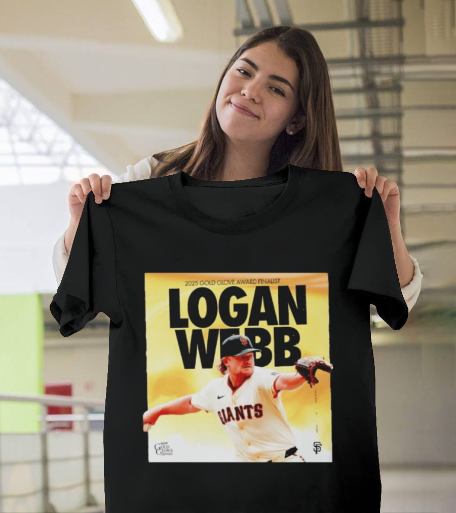 2025 Gold Glove Award Finalist Logan Webb Giants T-Shirt