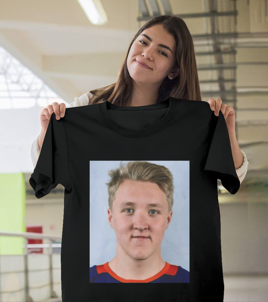 Simon Holmstrom New York Islanders Profile Player T-Shirt