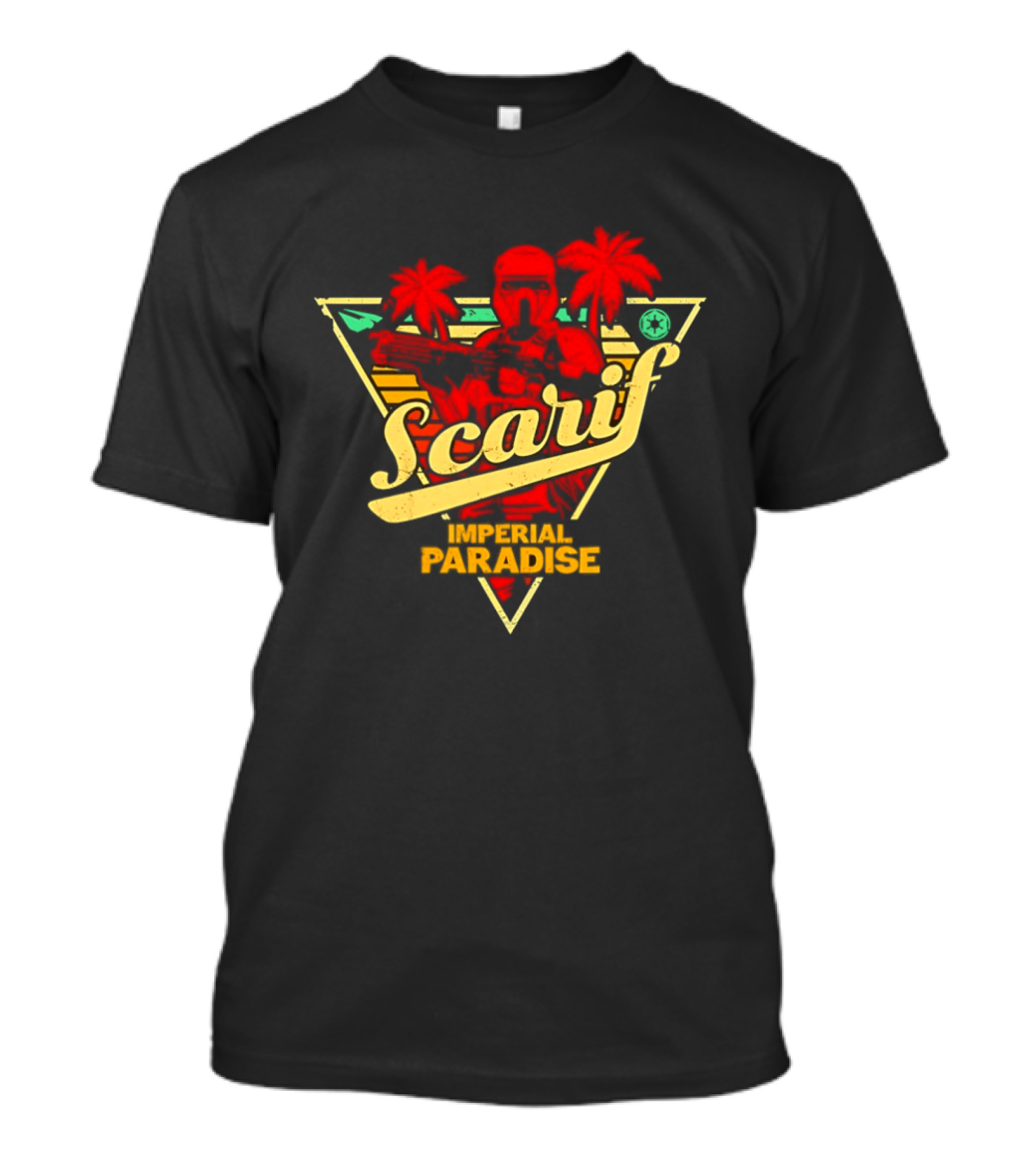 Scarif Imperial Paradise Tropical Trooper Beach T-Shirt
