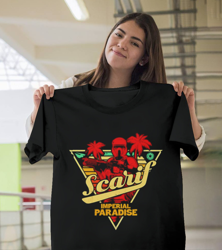 Scarif Imperial Paradise Tropical Trooper Beach T-Shirt
