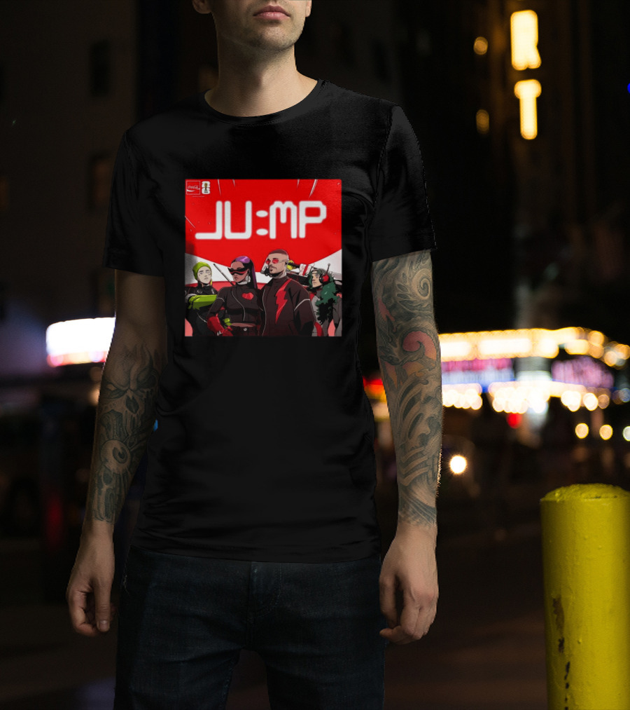 Jump J Balvin Amber Mark Steve Vai Travis Barker Coca Cola Anthem FIFA World Cup 2026 T-Shirt