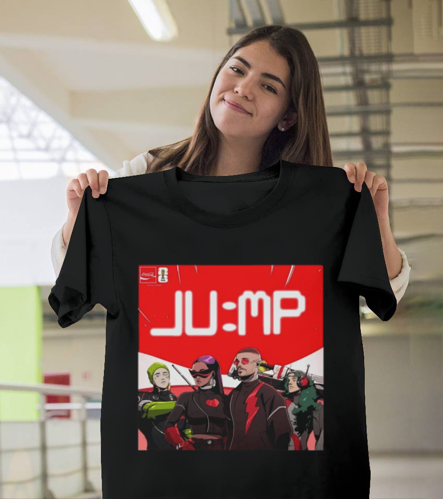 Jump J Balvin Amber Mark Steve Vai Travis Barker Coca Cola Anthem FIFA World Cup 2026 T-Shirt