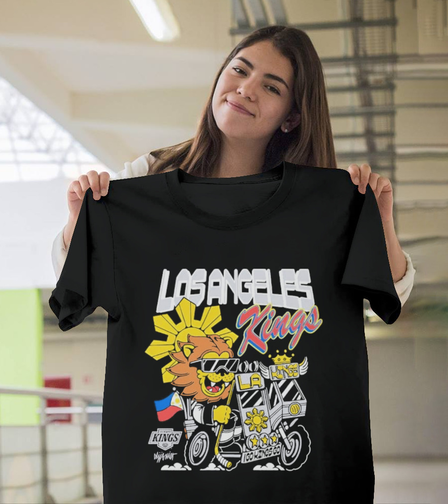 Los Angeles Kings Filipino Heritage Night Sun Lion T-Shirt