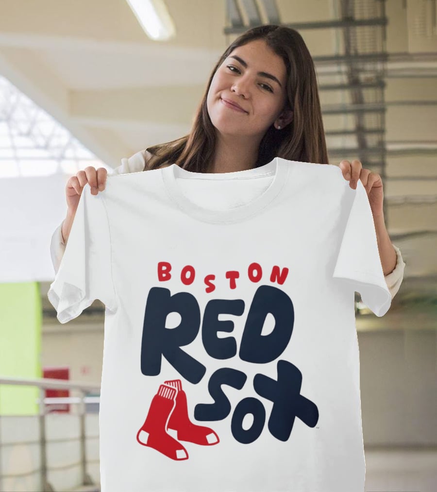 Boston Red Sox Bubble Crew Neck Baseball T-Shirt