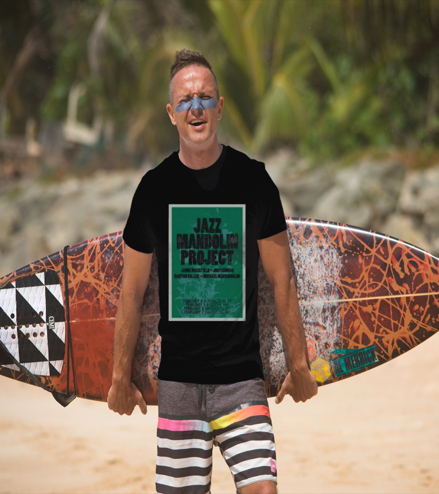 Jazz Mandolin Project Tour February Burlington Boston Brooklyn Kingston 2026 T-Shirt