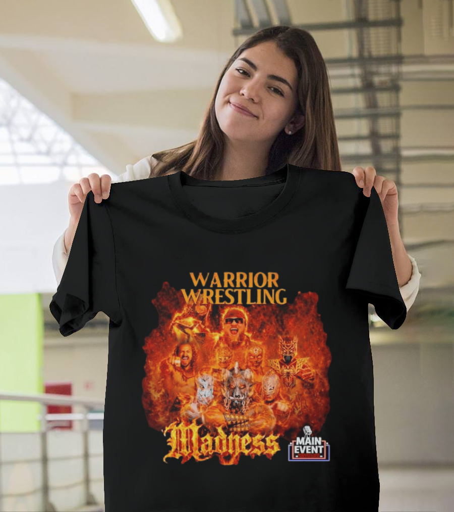 Warrior Wrestling Madness Main Event Network T-Shirt