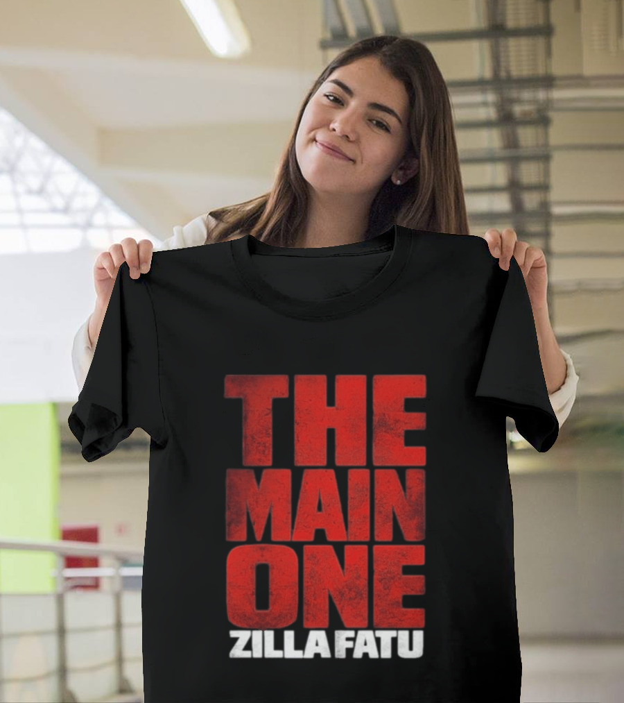 Zilla Fatu The Main One Bold Red T-Shirt